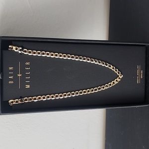 Men's Goldstone necklace 18"